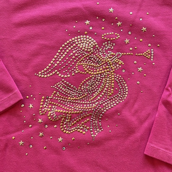 Quacker Factory Angel 3/4 Sleeve Top - Picture 2 of 3